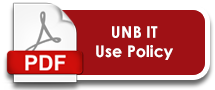 UNB IT Acceptible Use Policy (PDF)