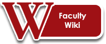 Faculty Wiki